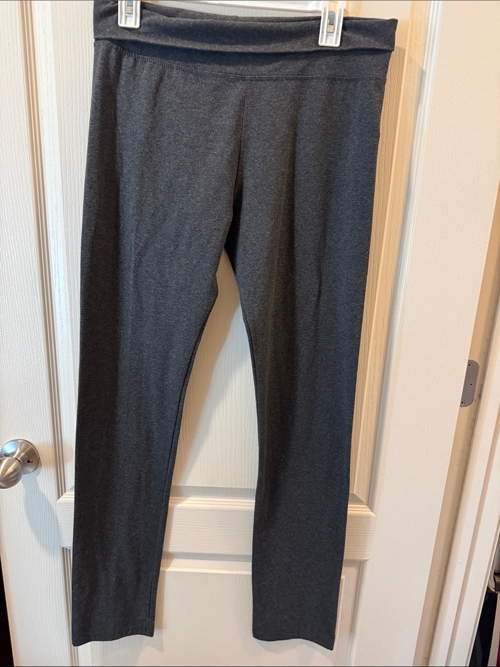 Women's Charcoal Stretch Leggings - Comfortable Everyday Fit